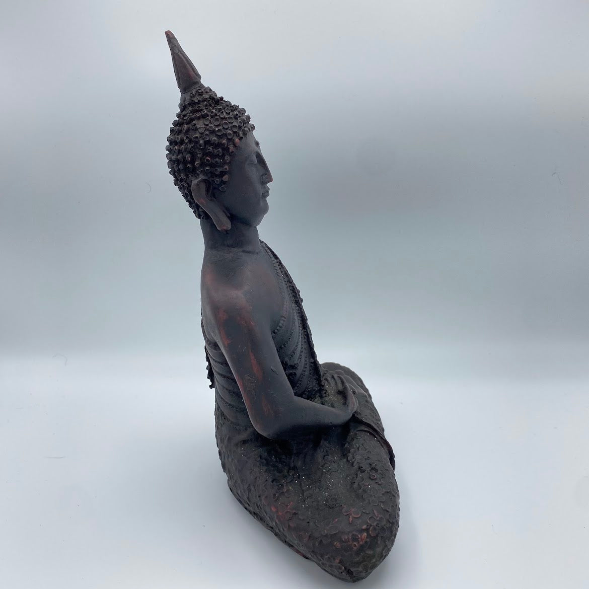 Buddha Sentado Estatueta (19.5x27cm)
