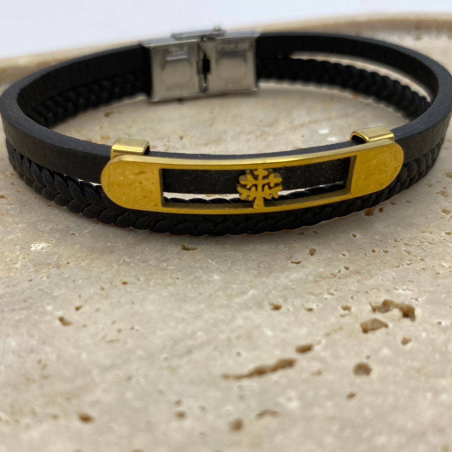 Pulseira Homem Multiplas Pele Assas