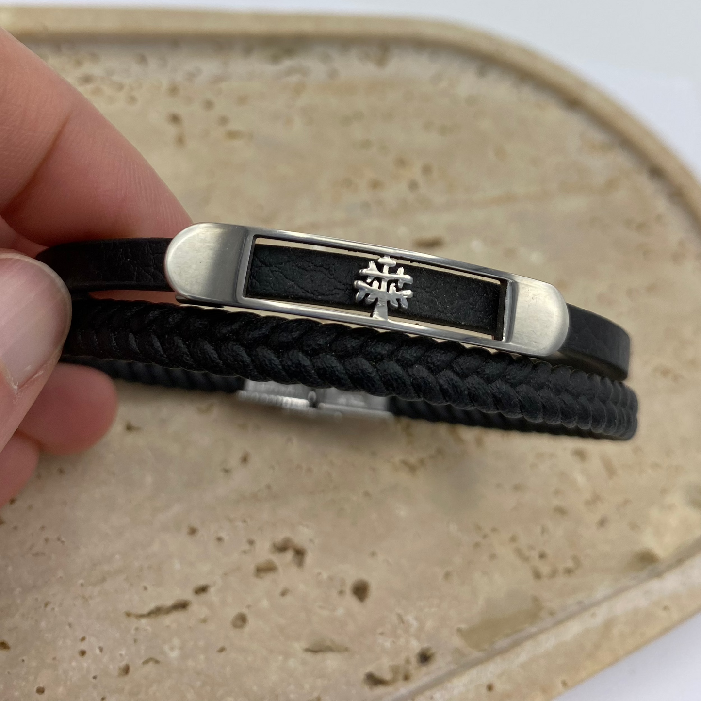Pulseira Homem Multiplas Pele Assas
