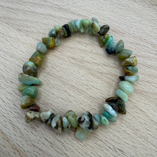 Pulseira Cascalho Amazonite
