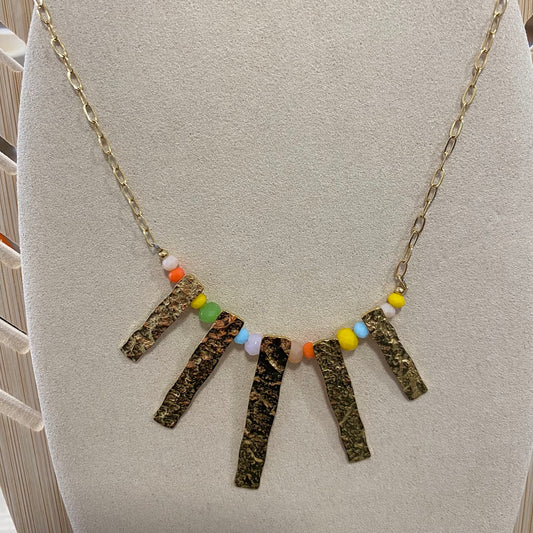 0525 Colar de Aço com Cores