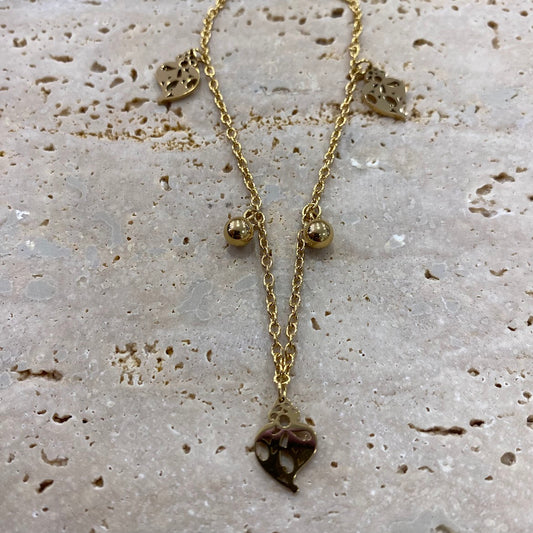 Pulseira, Filigrana, Dourada, de Pé