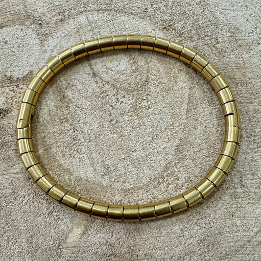 Pulseira Rígida Inox Dourado I