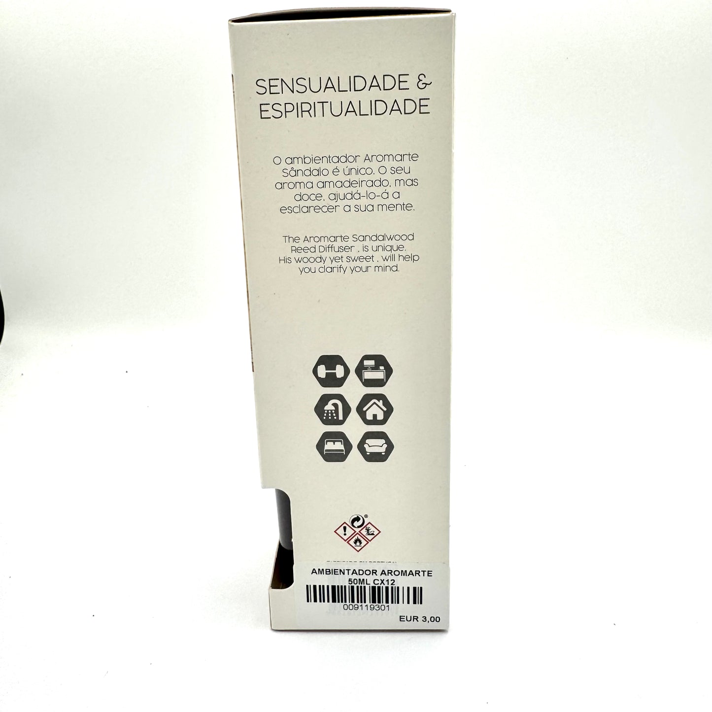 Ambientador Mikado Aromarte Sândalo - SENSUALIDADE & ESPIRITUALIDADE