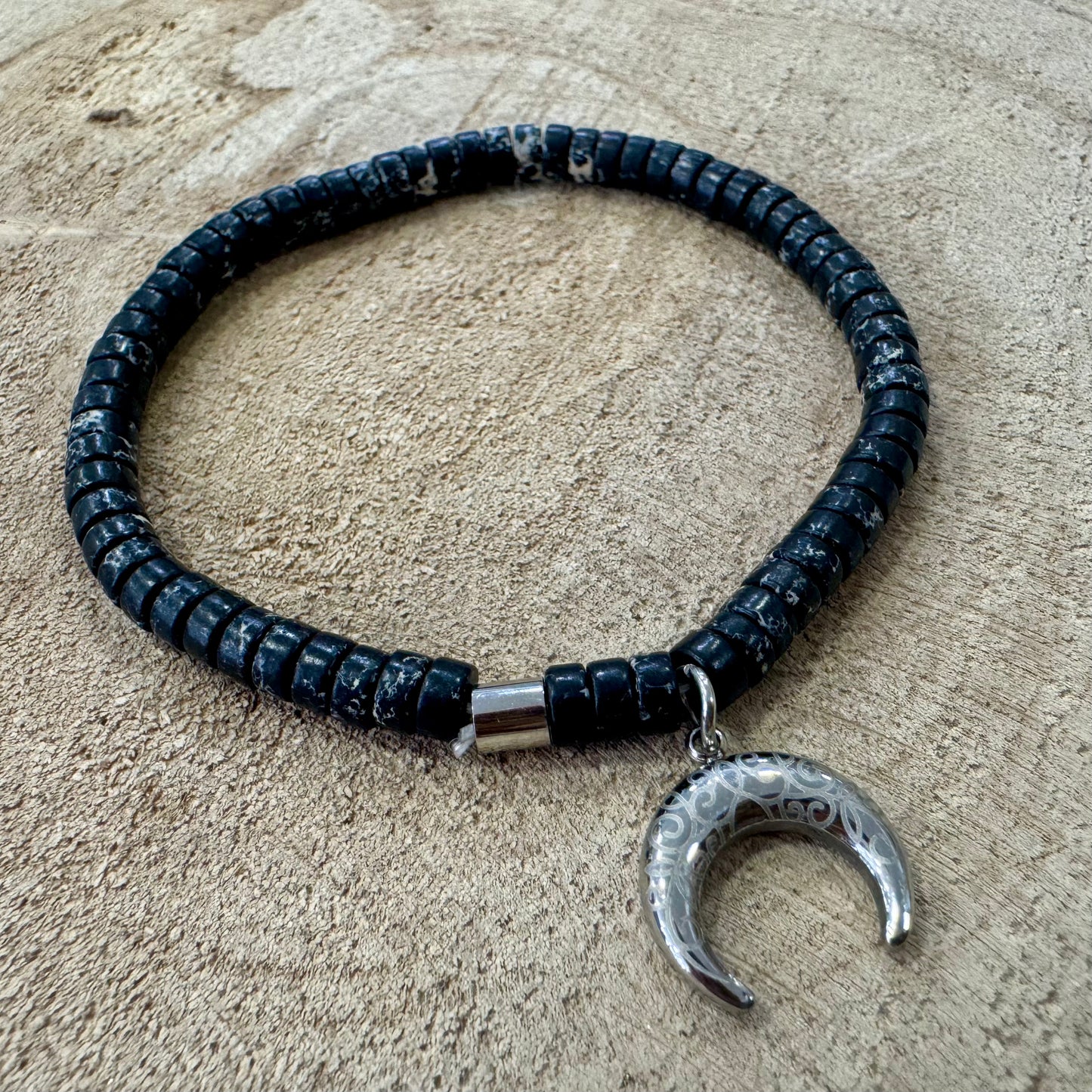 Pedra Circulos 4mm com Lua