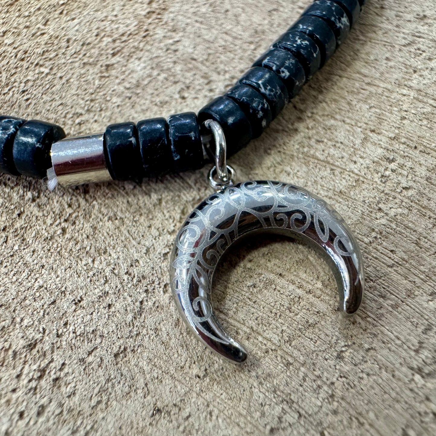 Pedra Circulos 4mm com Lua