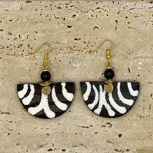 Brincos Shabiki (Variedades) Zebra - Essencia Pura