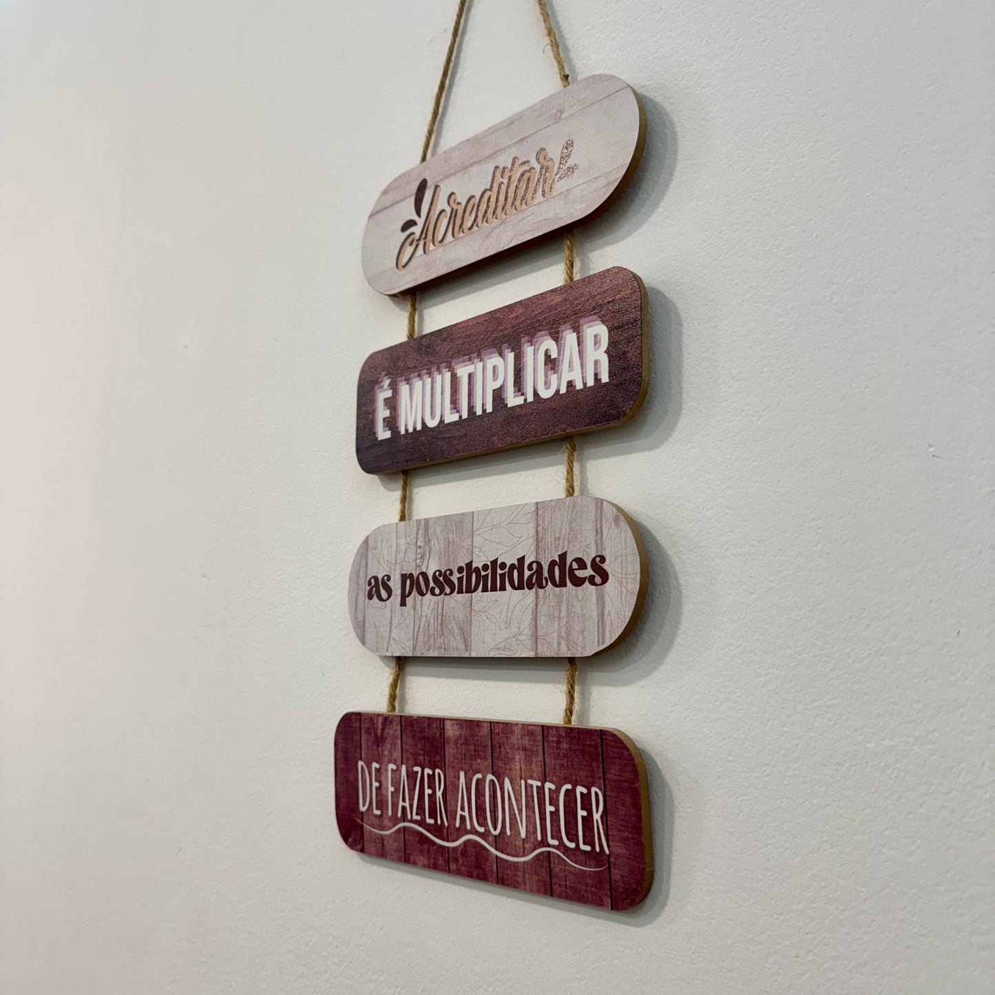 Placa Parede MDF (51x21cm)