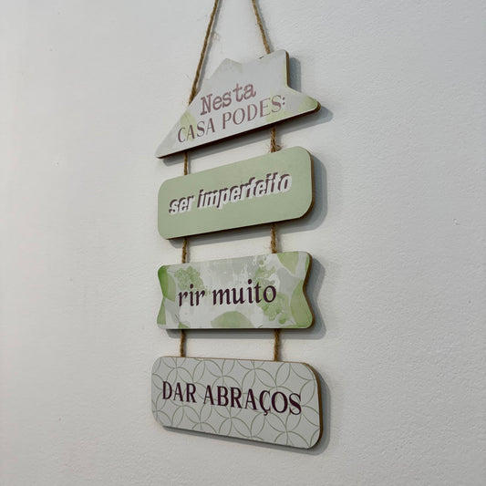 Placa Parede MDF (51x20cm)
