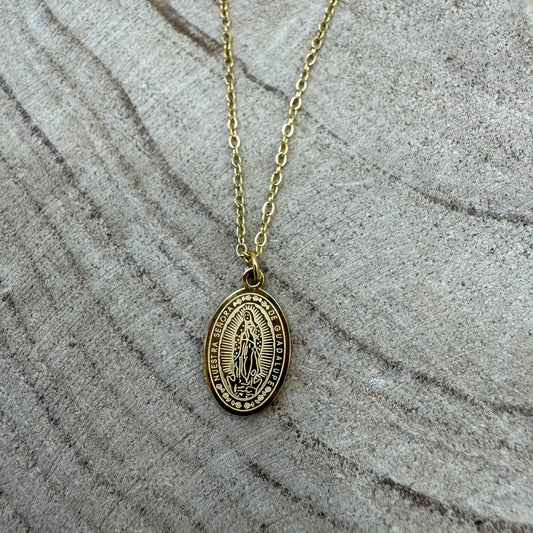 Fio Santinha Oval 1 Dourado