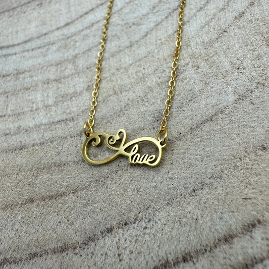 Fio Infinito Love Dourado