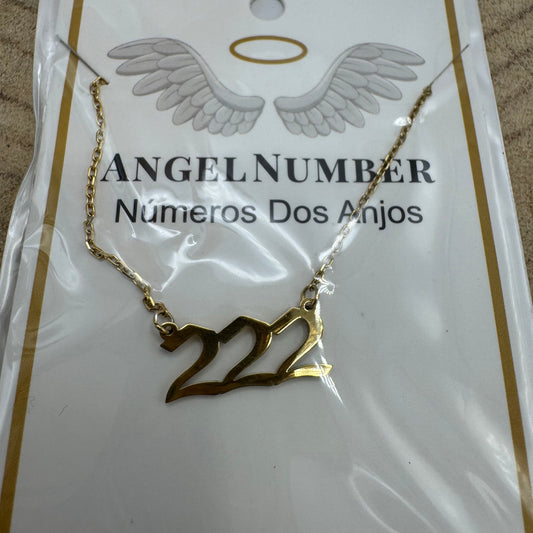 Fio Número dos Anjos 222 Dourado
