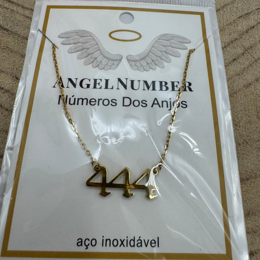 Fio Número dos Anjos 444 Dourado