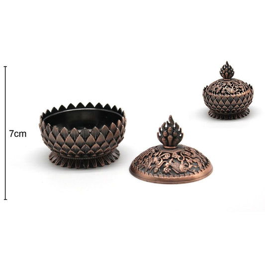 Turibulo Queimador Incenso Ferro (7x6cm) BRONZE