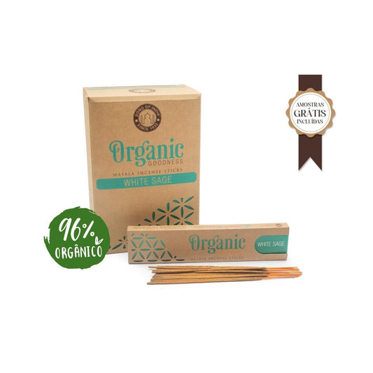 Incenso Organico Masala, Salvia Branca