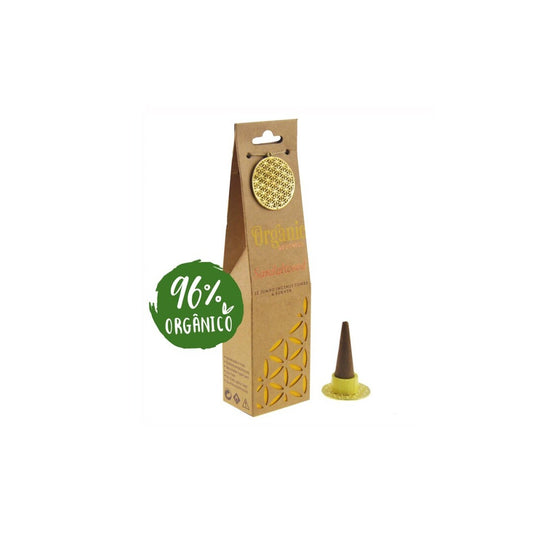 Incenso Cone Organico Masala, Sandalwood