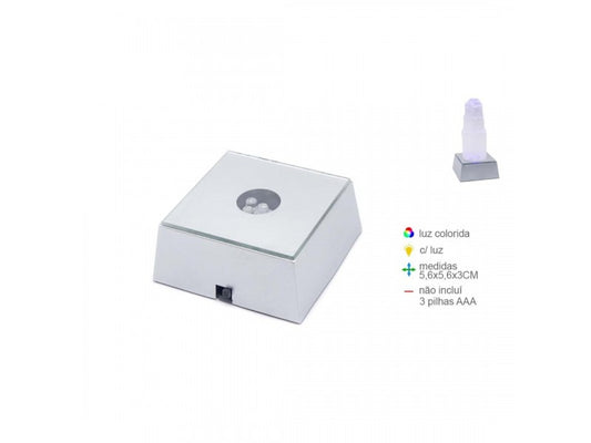 Base Luz LED (Variedades) Quadrado