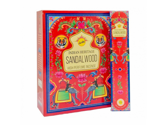 Incensos Indial Heritage (Frankinsence, Sandal Wood) Sandalo - Essencia Pura