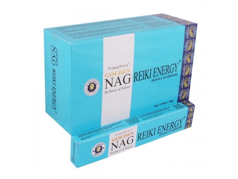 Incenso Nag Shampa Golden Reiki Energia (15GRMS) - Essencia Pura