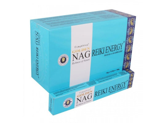 Incenso Nag Shampa Golden Reiki Energia (15GRMS) - Essencia Pura