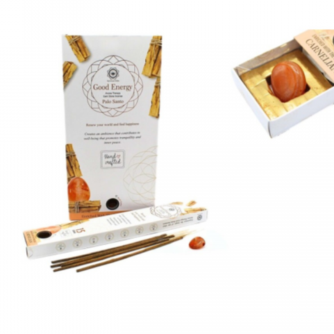 Incenso Spiritual Gift, Boa Energia/Cornalina
