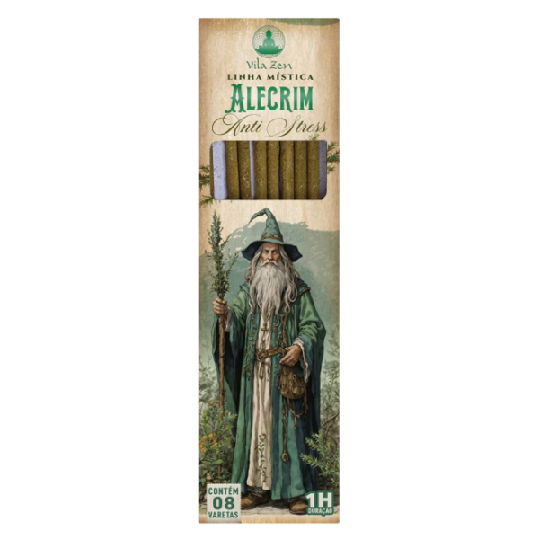 Incenso Vila Zen Alecrim - ANTI STRESS (Alto Astral)