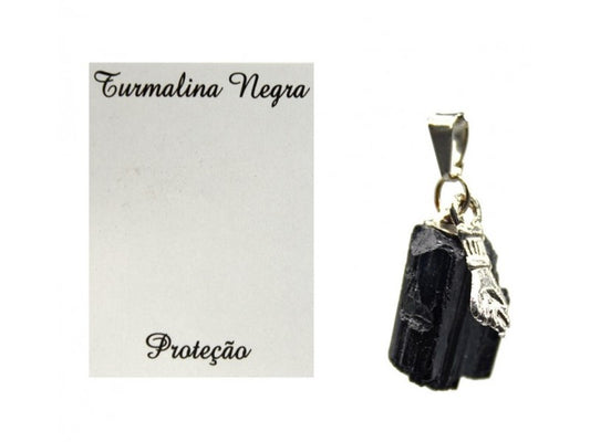 Pendente Mau Olhado Turmalina Figa