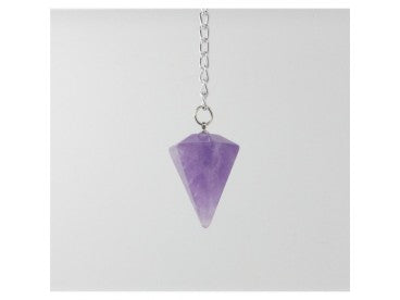 Pêndulo 7 Chackras Pedra Ametista 2CM