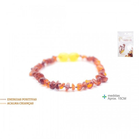 Pulseira Ambar Escuro (15cm)