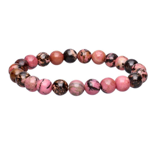 Pulseira Pedra Rodonita 8mm