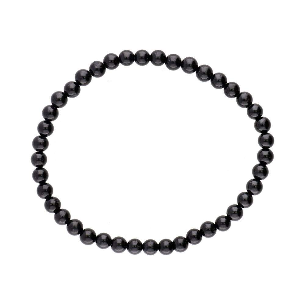 Pulseira Turmalina Negra 4mm