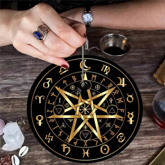 Tapete de Pendulo Pentagrama (15cm)