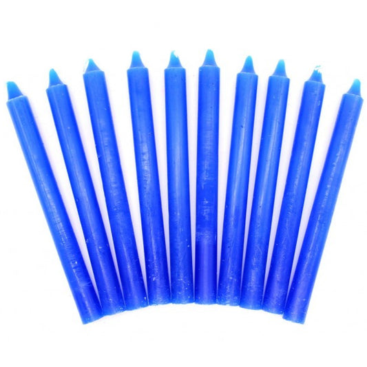 Vela Lisa Ritual Azul Escuro